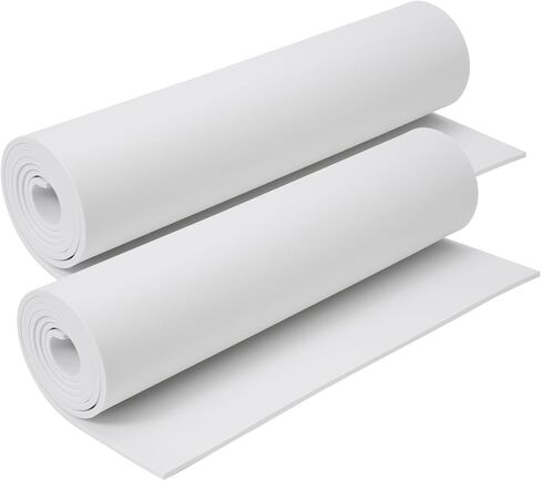AMZQNART EVA Foam, Cosplay Foam Roll, Size 10mm Thick 39 x 59in (16sqft) Suitable for Large Foam Cosplay Modeling, DIY Projects, Crafts, Ultra High Density 90 kg/m3. Black in Saudi Arabia