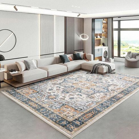 Asrug 3x5 Vintage Area Rug-Machine Washable Doormat Rug Low Pile Distressed Mat Medallion Floor Cover Carpet with Non-Slip Backing for Living Room Dinning Room Bedroom Entrance Indoor，Pink in Saudi Arabia