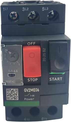 GV2ME06 Deca Motor Circuit Breaker 1-1.6A Manual Motor Starter Button New in Saudi Arabia