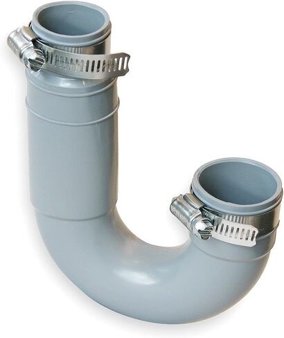 مصيدة Qwik البلاستيكية المرنة PFT-150 من Fernco لوصلات السباكة لمصيدة الصرف مقاس 1-1/4 بوصة أو 1-1/2 بوصة in Kuwait