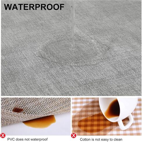 homing Faux Leather Heat Resistant Placemats Set of 6 – Waterproof Wipeable Dining PU Place Mats for Indoor & Outdoor, Easy to Clean - Light Grey in Saudi Arabia