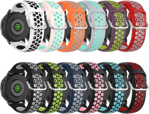 حزام مسامي لـ Amazfit GTS 4/ GTS 4 Mini/ GTS 3/ GTS 2/ GTS 2e/ GTS 2 Mini/ GTS/ GTR Mini/ GTR 42 مم/ نشط، شريط سيليكون ناعم بديل لـ Amazfit Bip 3/ Bip 3 Pro/ Bip U Pro / بيب اس لايت/ بيب/ بيب لايت/ بيب اس/ بيب يو in Kuwait