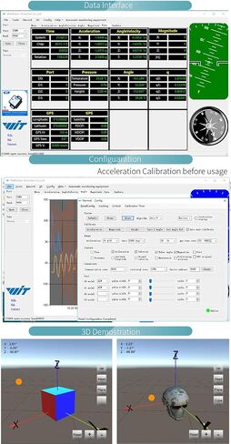 【مقياس تسارع رقمي SINDT-TTL】تسارع عالي الثبات 200 هرتز MPU6050 ثلاثي المحاور + جيرو + كواترنيون + زاوية محورين (دقة XY 0.05 درجة) مع فلتر كالمان، مستشعر إمالة مقاوم للماء IP67 لاردوينو in Kuwait