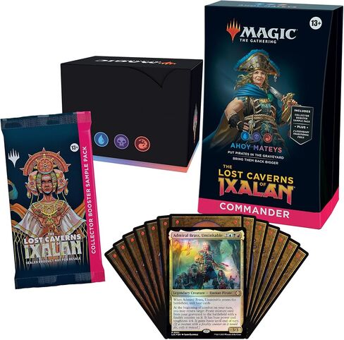 Magic: The Gathering The Lost Caverns of Ixalan Bundle: Gift Edition - 8 Set Boosters, 1 Collector Booster + Accessories in Saudi Arabia