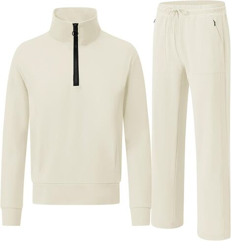 Women's Matching Set Outfits 2 Pieces Travel Clothes Tracksuits Sweat Suits Fall Fashion with 4 Pockets in Saudi Arabia
