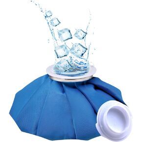 Ice Pack for Injuries Reusable, Ice Bags Reusable Hot Water Bag for Pain Relief, Hot & Cold Therapy Ice Bag, No-Leak Elastic Breathable Ice Cold Pack, Size 6"
