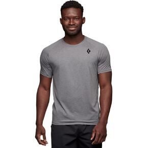 BLACK DIAMOND Equipment Men's Lightwire Short Sleeve Tech Tee - Steel Grey - Small