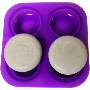 2 Mandala Dot Painting Rock Stone Pebble Molds Oval and Urchin Shape Silicone