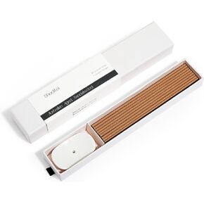 Palo Santo Incense Sticks with Ceramic Holder - Natural Non-Toxic Incense for Meditation, Yoga, Relaxation - 30 Sticks (40 min Burn Time) - Spiritual Gifts for Women - Relaxation Gifts