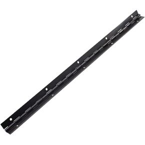 Piano Metal Hinge, KAIISSA 380x26mm Black Long Hinge 270 Degree Open Thick Iron Black Furniture Hinge with Holes & Free Screws for Pianos, Cabinet Doors, Large Windows, Boats