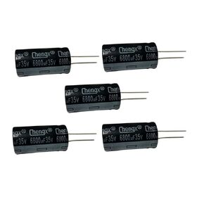6800uF 35V 18X35mm +/-20% -25°C to +105°C 5PCS Aluminum Electrolytic Capacitor,6800 MFD,6800uF 35V Capacitor,6800uF Capacitor,35V Capacitor,6800uF,6800uF Capacitor 35V,35V 6800uF Capacitor