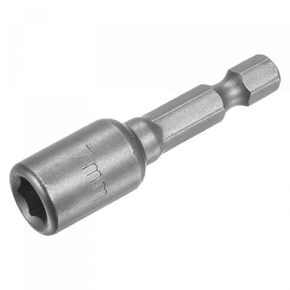 2Pcs 1/4 Quick-Change Hex Shank, 8mm Magnetic Nut Setter Driver Drill Bit, 1.89 Inch Length, Metric for Machine Maintenance, Furnitures, Woodworking, Auto Repairing