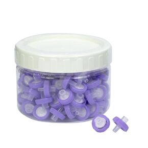 Syringe Filters PVDF Hydrophilic Filtration 0.45um 13mm Membrane Diameter Lab PVDF Membrane Disc Non-Sterile by Labfil, Pack of 100