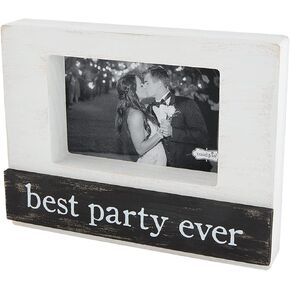 Mud Pie 4 x 6 Wedding Block Frame, Best Party Ever