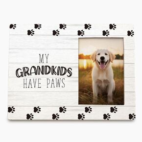 Dog Grandma Grandpa Gifts Picture Frame, Dog Grandparents Frame, Dog Gifts for Grandparents, Dog Picture Frame, Dog Gifts for Grandma Grandpa, My Grandkids Have Paws Picture Photo Frame4x6