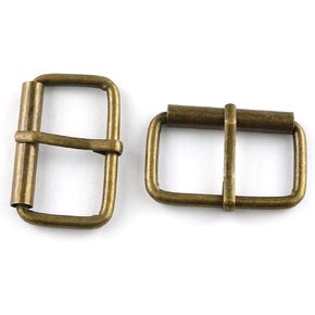 E-outstanding 20PCS Single Prong Roller Buckle Bronze Metal Roller Buckle for Belts Bags Shoes DIY Hardware Accessories 1/2 Inch