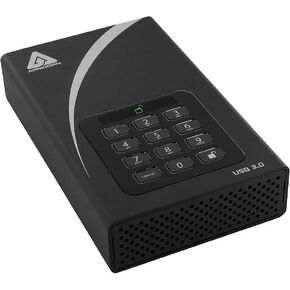 Apricorn 22TB Aegis Desktop Padlock FIPS 140-2 Validated 256-Bit Encrypted Hard Drive (ADT-3PL256F-22TB)
