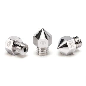 PRO Series MK8 Plated Copper Nozzle 1.75mm for 3D Printer Ender 3 Series and CR-10 Series 0.4mm 2pcs