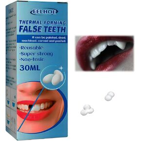 New Temporary Tooth Temporary Repair Kit, DIY Play Dough（Solid）Simple-Temporary Fake Teeth Replacement Kit for Temporary Restoration .【New 30Ml -1 Bottle】