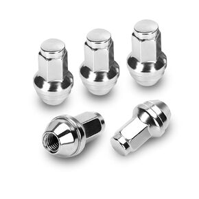 Dynofit 5 PCS 14x2 OEM Lug Nuts for 2000-2014 F150, One-Piece Factory Steel Tuner Nuts Compatible with 2003-2014 Ford Expedition Navigator, Stock Wheel Nuts Replace OE#BD142978 4L3Z1012A