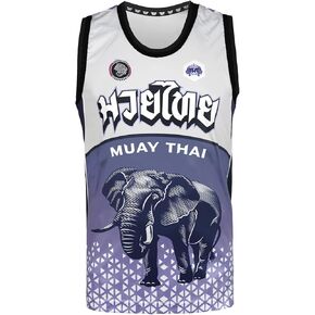 Tuff Sport Tank Top Muay Thai Boxing Vest Top Workout Shirt Sleeveless Gym Fitness Training