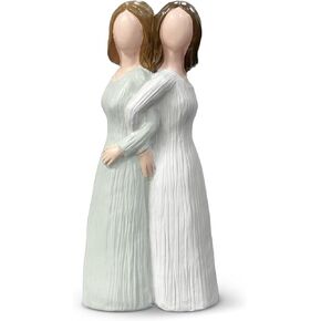 Friendship Gifts for Women, Sister Birthday Gifts, Friend Gifts for Female, Sister Gifts from Sisters, Bestie Gift-Hand-Painted Figure