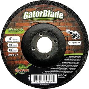 Gator Blade Masonry Wheel 4x1/4x5/8
