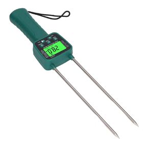 Hay Moisture Tester, Moisture Meters, Voice Broadcast Auto Shutdown Digital Hay Moisture Tester Moisture Reader Moisture Meter for Crop Wheat Soybean Grain