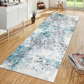 Modern Abstract Area Rug 2x3 Small Rugs Entryway Mat Non-Slip Soft Bathroom Rug Washable Indoor Accent Yellow White Multi Carpet for Kitche Bedside Door Hall