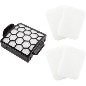 Replacement Filter for Shark ZU102 ZU60 ZU62 ZU62C NV150 NV150C NV151 NV251 NV255 Navigator Zero-M Self-Cleaning Brushroll Pet Pro Upright Vacuum, Parts # 1238FT60 1239FT60