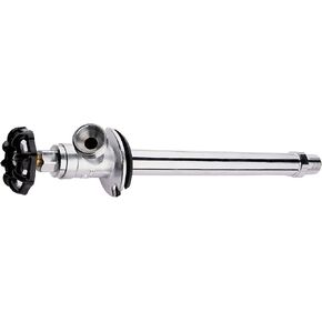 EFIELD 6-inch Frost Free Sillcock 1/2 inch Mip X 3/4 inch Hose Bibb, Chrome Plated Brass Body, 6 Inch Length