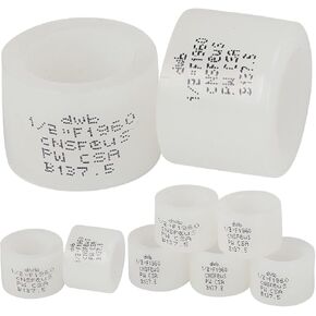 3/4" Poly PEX A Expansion Fitting,30 Pack PPSU PEX F1960 Combo Fittings with Tees "T"(10PCS), Elbows(10PCS), Coupling(10PCS),3/4Inch Pex Plastic Fitting for Pex-A Pipe in Plumbing
