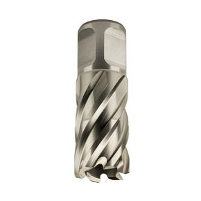 Jancy Slugger by Fein - HSS Nova Annular Hole Cutter with Centering Pin - 3/4" Straight Shank, 1" Depth, 9/16" Diameter - 63134143041