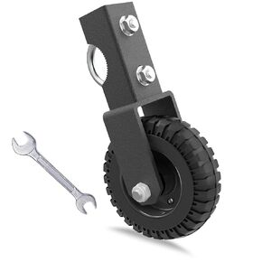 6" Gate Wheel for Metal Swing Gates with in 1-5/8" Thru 2" Gate Frames,Capacity 350 LB,Gate Helper Support Wheel for Metal Tube Gate,Chain Link Fence,Heavy Duty Wheel Prevent From Dragging & Sagging