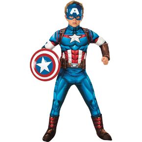 زي كابتن أمريكا الفاخر للأولاد من روبيز بويز من Marvel Avengers