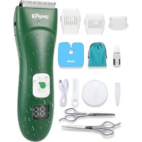اي ان اس اس يو ماكينة حلاقة شعر هادئة للاطفال، ماكينة حلاقة شعر امنة للاطفال، ماكينة حلاقة شعر احترافية لاسلكية صامتة قابلة للشحن للاطفال الرضع in Kuwait