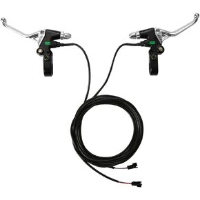 1 Pair Aluminium Alloy Waterproof Bike Brake Handle Grip Bike Brake Handlebar Brake Lever Set
