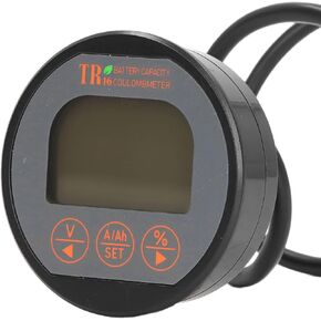Battery Monitor 8‑120V 0‑75A Waterproof Current Voltage Tester Battery Percentage Meter Digital Battery Capacity Tester TR16H