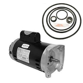 Puri Tech Replacement Motor Kit for Sta-Rite Dyna-Glas 2HP MPRA6G-155L AO Smith USQ1202 with GO-KIT-47