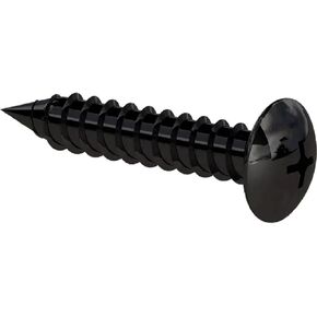 Flow-Rite MD-093 Stainless Steel Truss Head Black Oxide Actuator Screw - #6-32 x 3/4"