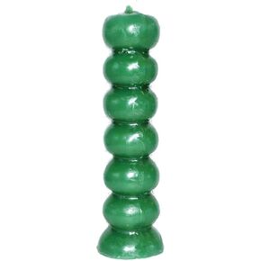 CircuitOffice 7 Knob Candle Green Color, Known as Wishing Candle