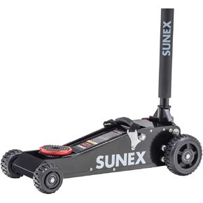 SUNEX TOOLS 6602RJ 2 Ton Off-Road Jack, 28.4" Lift Height, Compact Design, Rapid Rise, Locking Adjustable Height Adapter Steel/Aluminum (hybrid)