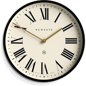 NEWGATE® Large 17" Silent Wall Clock, The 'Universal' with Roman Numeral Dial 43 x 43 x 7.5cm