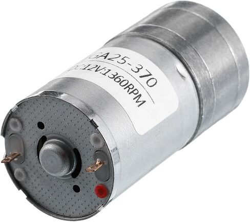 MECCANIXITY Micro Speed Reduction Gear Box Motor DC 12V 1360RPM Geared Motor for 370 Motor in Saudi Arabia