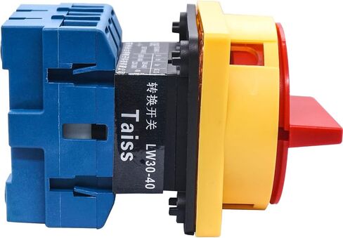 Taiss Changeover Switch 2 Position Selector Switch 3 Phase Rotary Power Switch 40A 690V Universal Latching Rotary Cam Selector Switch LW30-40 in Saudi Arabia