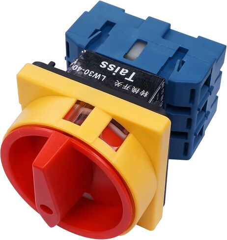 Taiss Changeover Switch 2 Position Selector Switch 3 Phase Rotary Power Switch 40A 690V Universal Latching Rotary Cam Selector Switch LW30-40 in Saudi Arabia