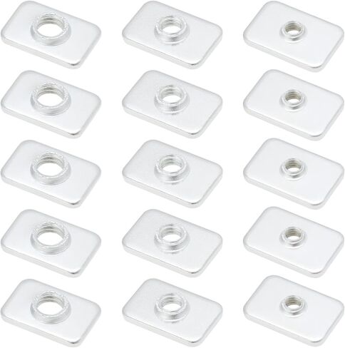 45Pcs T Sliding Nut Sliding Slot Nuts Carbon Steel Galvanized T Nut Square Nut Square Screw Block for 3D Printer CNC Machine M3 M4 M5 in Kuwait