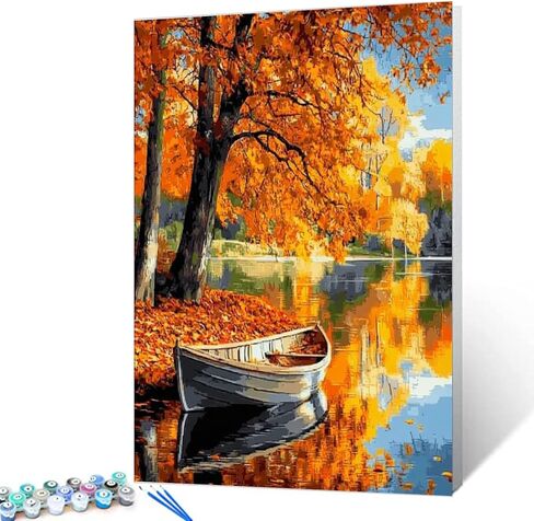 Tree of life Painting Paint by Number Kits 16 x 20 inch Romantic Heart Canvas DIY Red Rose Daisy Painting for Kids Adults Beginner with Brushes and Wildflower Floral Acrylic Art Gift(Without Frame) in Kuwait