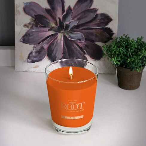 Fall Scented Candles Honeycomb Veriglass Premium Handcrafted Beeswax Blend Candle, Large, Pumpkin Spice in Saudi Arabia
