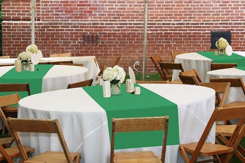 12 حزمة مفرش طاولة أسود بطول 6 أقدام، مفرش طاولة من البوليستر مقاس 12 × 72 بوصة، مفرش طاولة من البوليستر قابل للغسل وإعادة الاستخدام لتزيين طاولات حفلات الزفاف وأعياد الميلاد والولائم in Kuwait